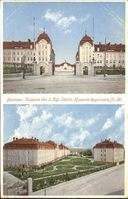 Bautzen Sachsen Kaserne des Husaren Regiments