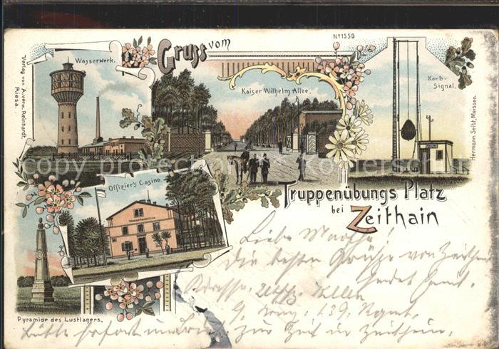 Zeithain Truppenuebungsplatz Wasserturm Offizierskasino