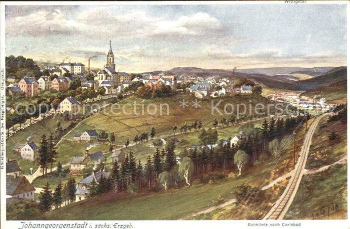 Johanngeorgenstadt Bahnlinie nach Carlsbad