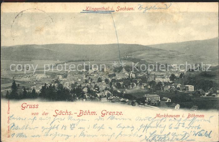 Klingenthal Vogtland Markhausen in Boehmen