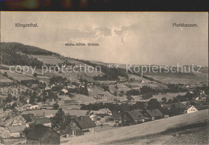 Klingenthal Vogtland Markhausen Saechsisch-Boehmische Grenz
