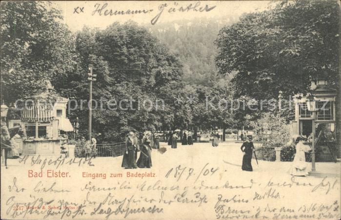 Bad Elster Eingang Badeplatz