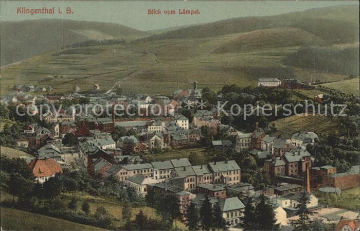 Klingenthal Vogtland Blick vom Laempel