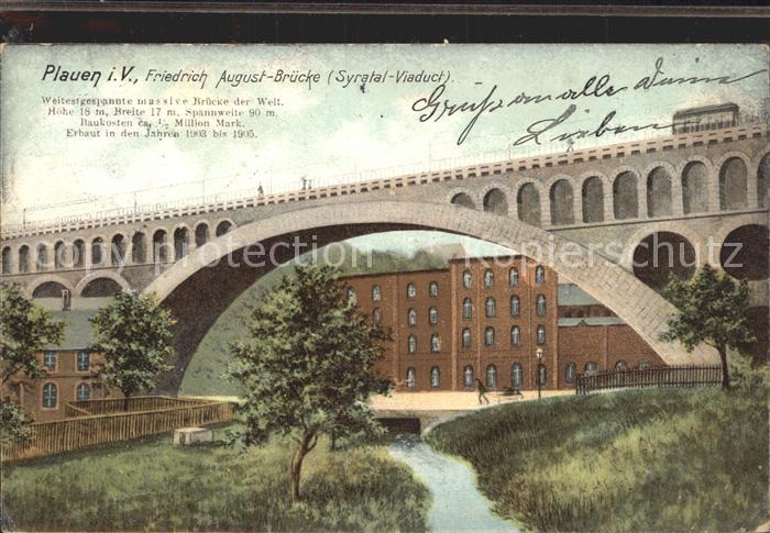 Plauen Vogtland Friedrich August-Bruecke