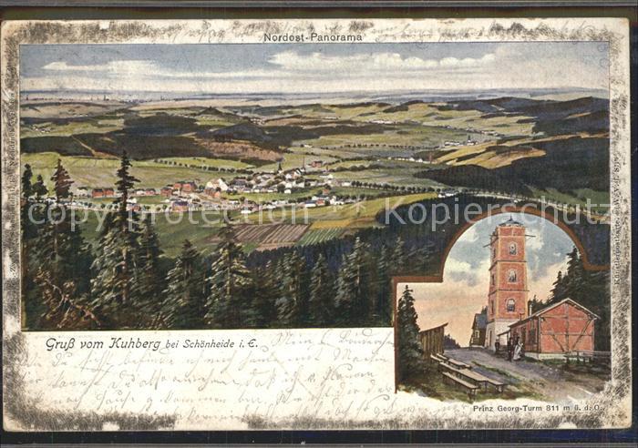 Schoenheide Erzgebirge Kuhberg Prinz Georg-Turm