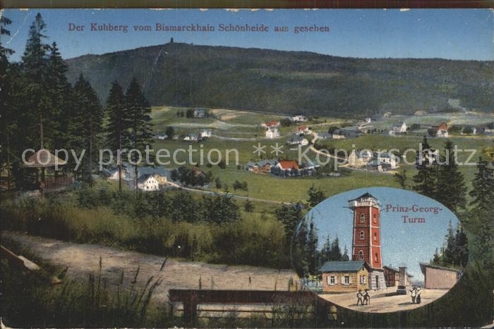 Schoenheide Erzgebirge Prinz Georg-Turm Kuhberg