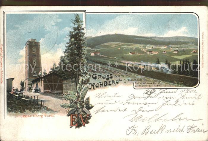 Schoenheide Erzgebirge Kuhberg Prinz-Georg-Turm