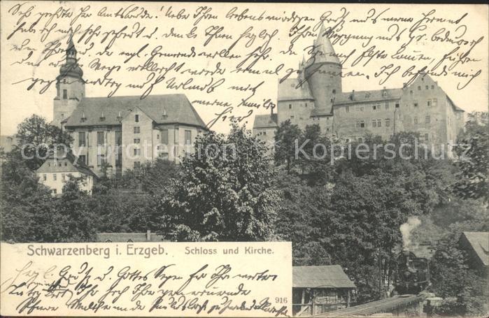 Schwarzenberg Erzgebirge Schloss Kirche