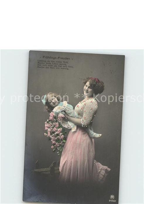 Foto RPH Nr. 2706/2 Frühlingsfreuden Gedicht Mutter