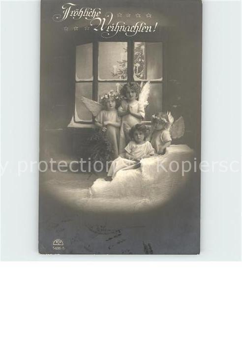 Foto RKL Paris Nr. 5406/6 Weihnachten Kinder Engel