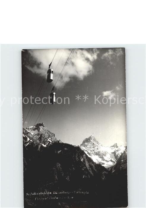 Seilbahn Buerserberg Tschengla Zimba