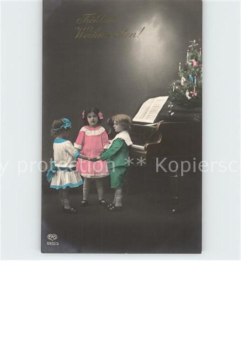 Foto EAS Nr. 6451/3 Weihanchten Klavier Kinder Tanz