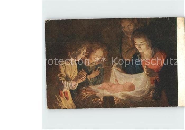 Religion G. Honthorst La nativita Nr. 1525