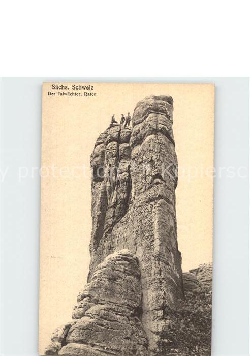 Klettern Bergsteigen Talwaechter Rathen