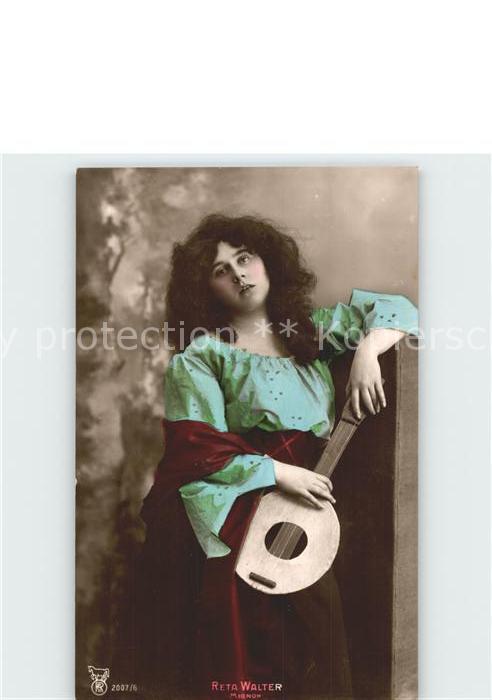 Mignon Foto-RPH-Nr.-2007/6 Reta Walter Mandoline