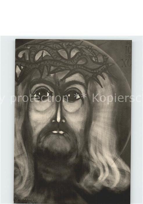 Kuenstlerkarte Christian Hinrich Grosser Christus