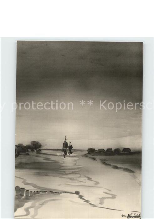 Kuenstlerkarte Christian Hinrich Friesland