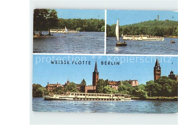 Motorschiffe Weisse Flotte Berlin Langer See Muggelt