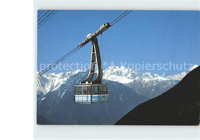 Seilbahn Moerel-Riederalp Wallis Dom Matterhorn