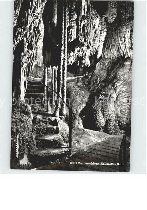 Hoehlen Caves Grottes Zauberschloss Höllgrotten Baar