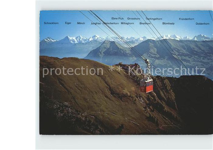 Seilbahn Stockhornbahn