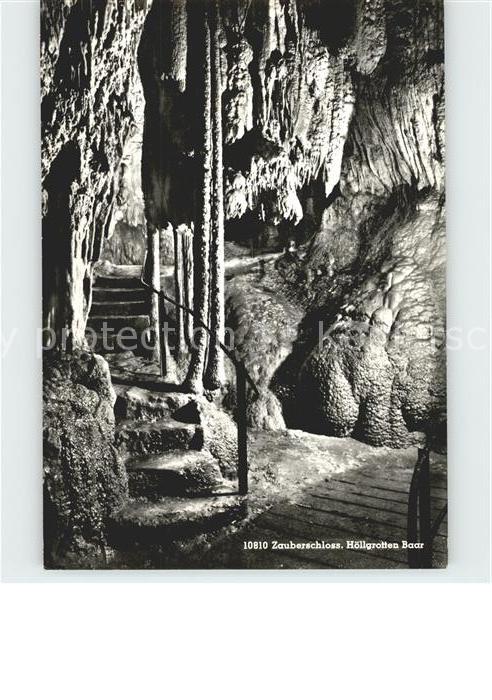 Hoehlen Caves Grottes Zauberschloss Höllgrotten Baar