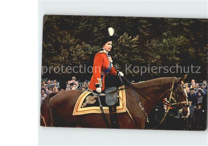 Adel England Queen Elizabeth II. Ceremony Trooping the Colour Horse Guards