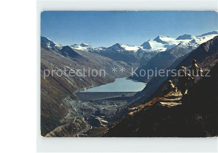 Wandern Plattjen Saas-Tal Mattmark Stausee Mont