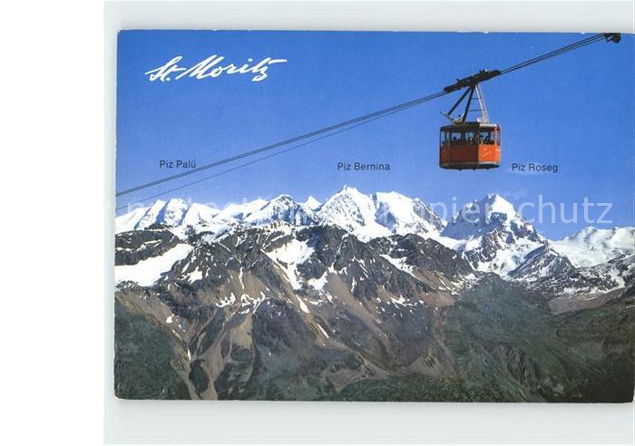 Seilbahn Corviglia-Piz Nair St. Moritz Bernina-G
