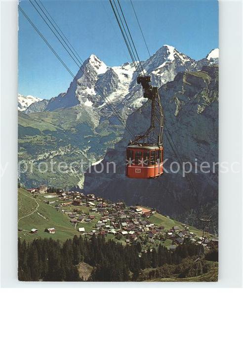 Seilbahn Schilthorn Muerren Eiger-Moench-Jungfrau
