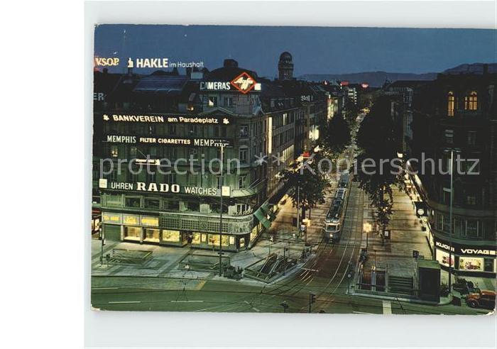 Strassenbahn Zuerich Bahnhofstrasse