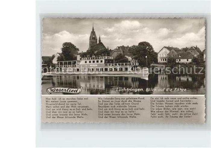 Motorschiffe Lachs Weserlied Luechtringen