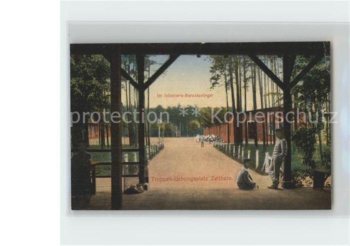 Zeithain Truppenuebungsplatz Infanterie- Lager