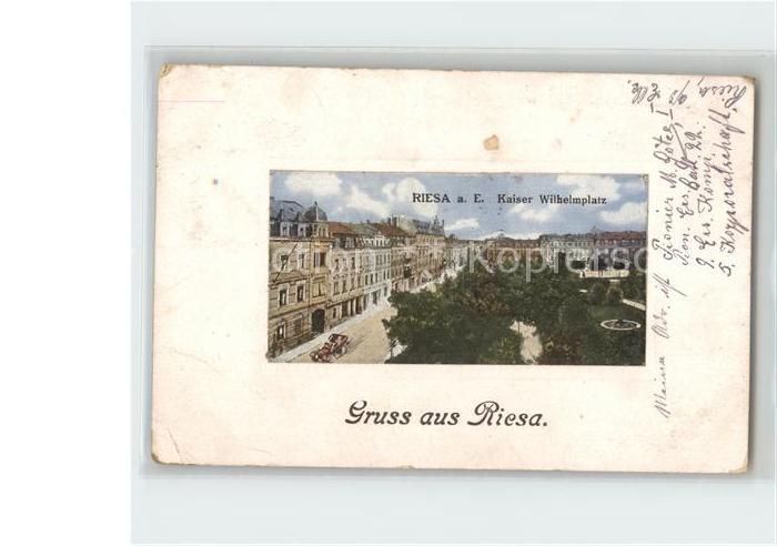 Riesa Sachsen Kaiser Wilhelmsplatz