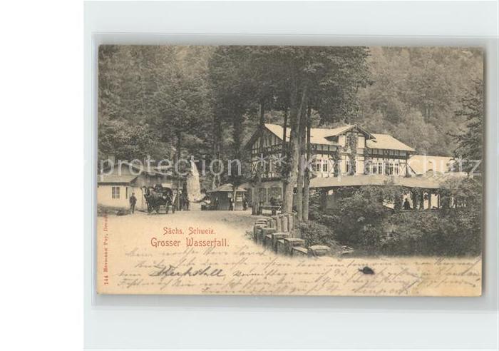 Bad Schandau Grosser Wasserfall