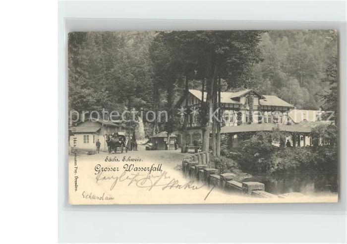 Bad Schandau Grosser Wasserfall