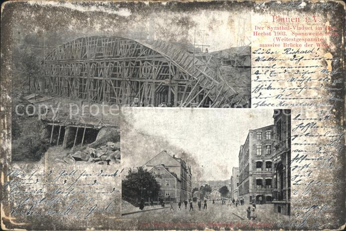 Plauen Vogtland Syrathal- Viadukt