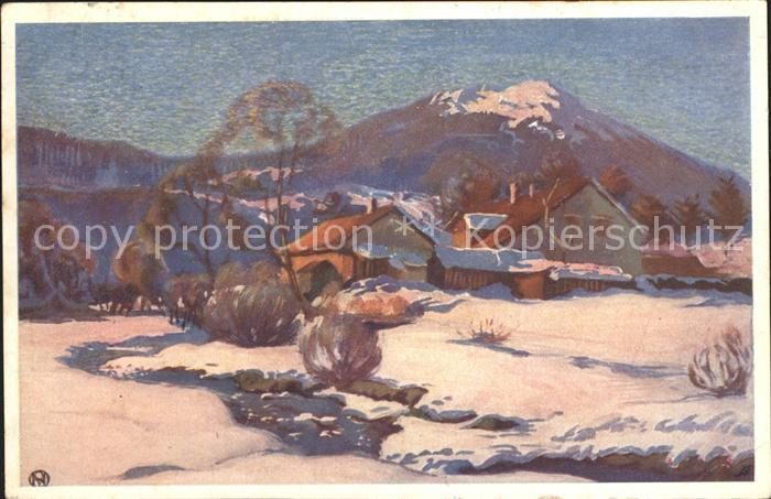 Bayrisch Eisenstein Arber Kuenstlerkarte