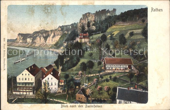 Rathen Saechsische Schweiz Basteifelsen