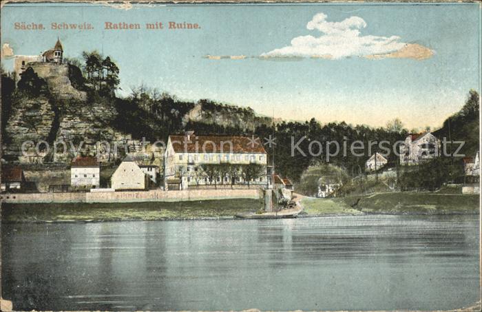 Rathen Saechsische Schweiz Ruine