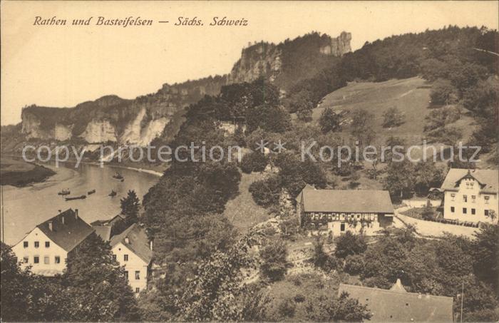 Rathen Saechsische Schweiz Basteifelsen