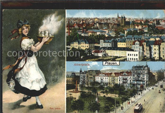 Plauen Vogtland Albertplatz Strassenbahn
