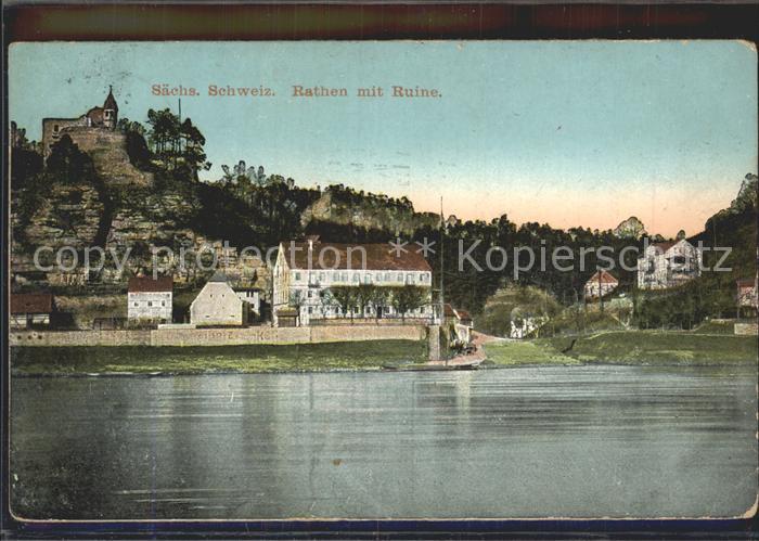 Rathen Saechsische Schweiz Ruine