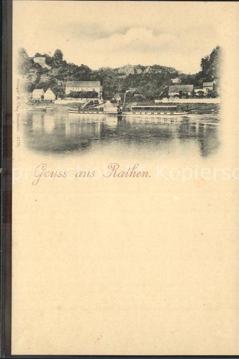 Rathen Saechsische Schweiz Schiff