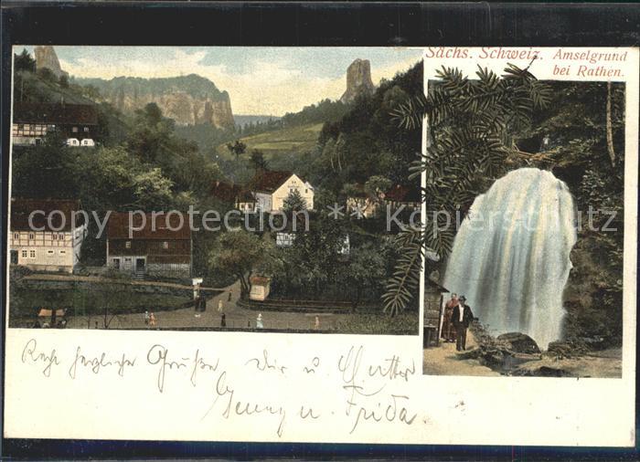 Rathen Saechsische Schweiz Amselgrund