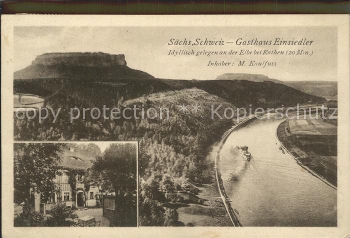 Rathen Saechsische Schweiz Gasthaus Einsiedler