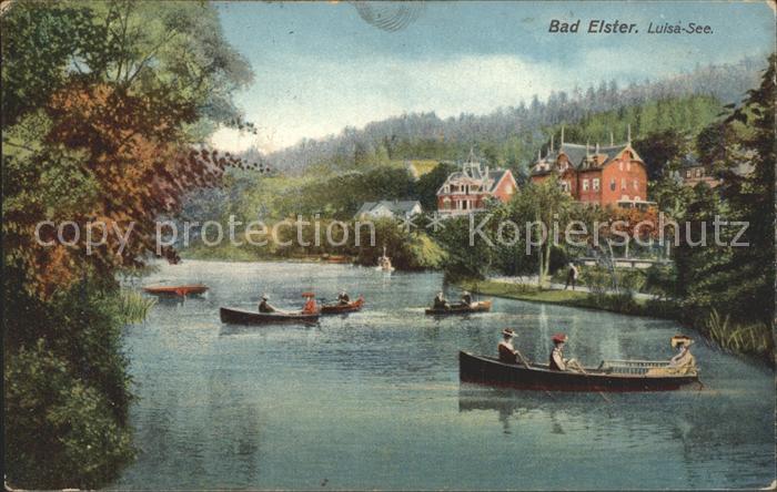 Bad Elster Bootspartien auf dem Luisa See