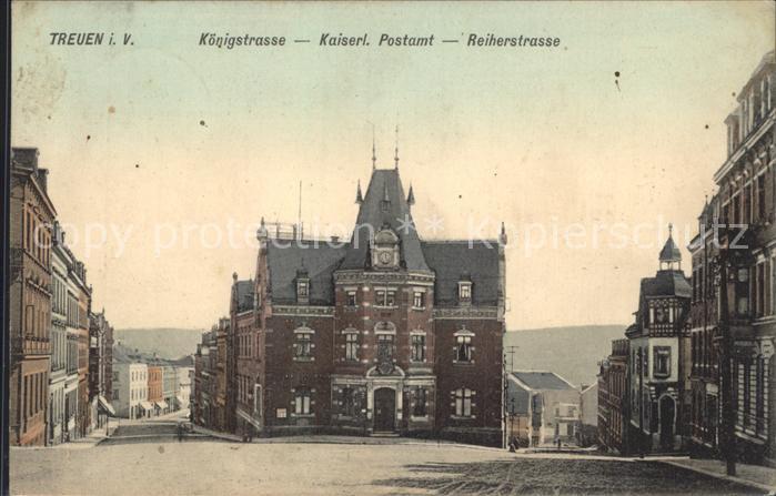 Treuen Koenigstrasse Kaiserl Postamt Reiherstrasse