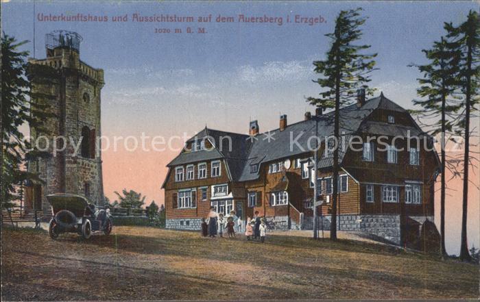 Auersberg Wildenthal Unterkunftshaus und Aussichtsturm