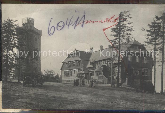 Auersberg Wildenthal Unterkunftshaus und Aussichtsturm